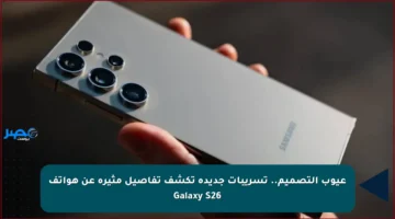 عيوب التصميم.. تسريبات جديدة تكشف تفاصيل مثيرة عن هواتف Galaxy S26